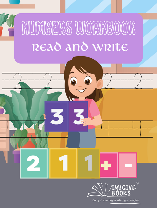 My first Number workbook with multiple acitivites | Preschool Number Practice Book | Ages 2–5