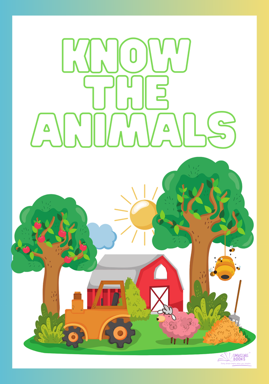 My first Animal picture book | Know the animal | Preschool and Early learning -picture book
