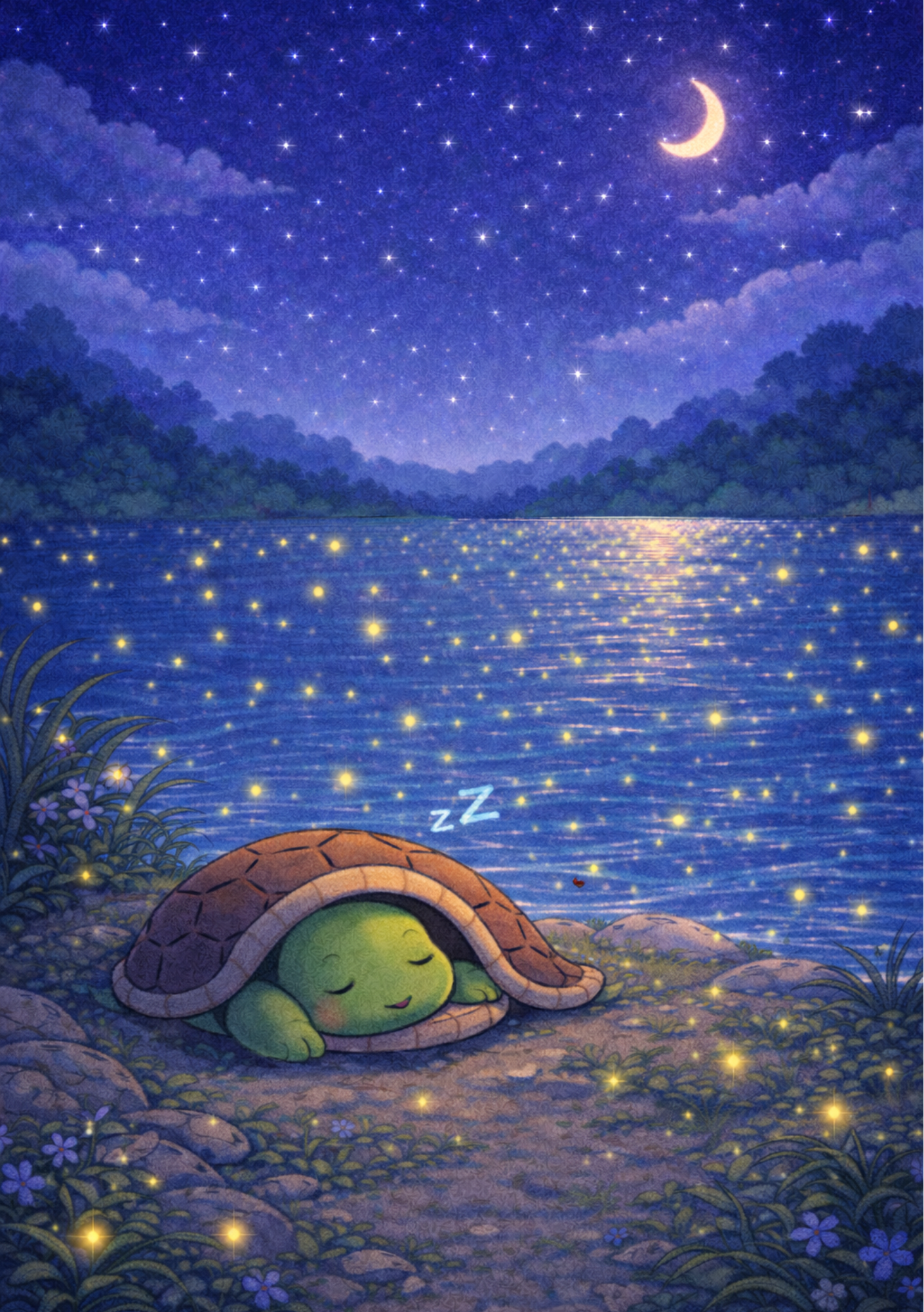 Tortoise who wants to sleep | Bedtime Story book for kids