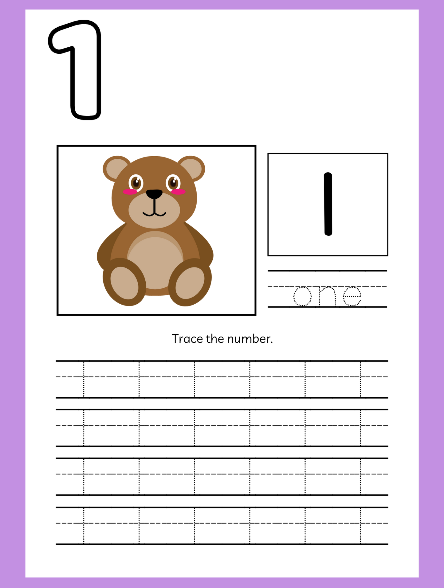 My first Number workbook with multiple acitivites | Preschool Number Practice Book | Ages 2–5